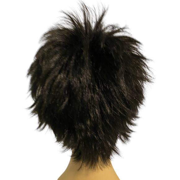Spikey Razor Layered Wig Jet Black for Women One Size NWT - Picture 11 of 15